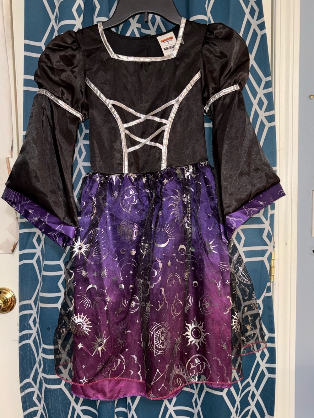 Spooktacular Creations Halloween Costume Dress SZ M Girls Celestial Witch Wizard
